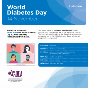 Invitation to members: World Diabetes Day 2020