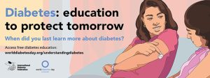 IDF world diabetes day website banner